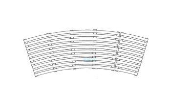 Neptune Benson Grate Radial Support | 12" White | PA-RS-12-WT 1002-5397