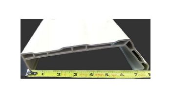 Coronado 27' Round Above Ground Pool | White In-Wall Step | Basic Package 54" Wall | 190114
