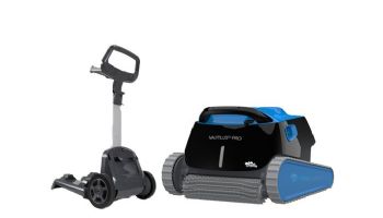 Maytronics Dolphin Nautilus CC Pro Plus WiFi Connected Robotic Pool Cleaner with Caddy | 99996207-CADDY