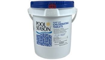 Pool Season Giant Size Chlorinating 3" Tablets | 8 Lb. Bucket | 12000185