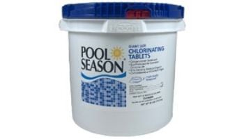 Pool Season Giant Size Chlorinating 3_quot; Tablets | 25 Lb. Bucket | 12000187