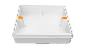 AquaStar Fill-Lid Standard Square 10'' Skimmer Cover and Frame | Clear | SFL10100