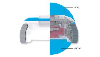 BWT Cosmy The Bot 250 Robotic Pool Cleaner with Caddy | For Pools Up To 40' | RURN-NOYO-S2M70