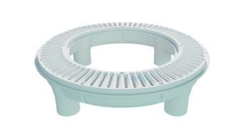 AquaStar 20'' Perfect Circle Suction Outlet Cover and Four-Port Manufactured Sump | White | PC101