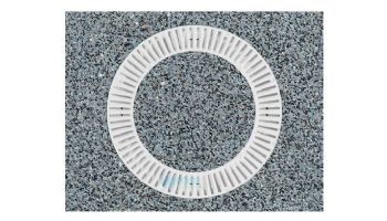 AquaStar 20'' Perfect Circle Suction Outlet Cover and Four-Port Manufactured Sump | Light Gray | PC103