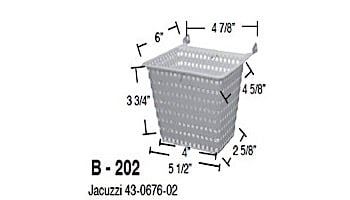 Aladdin Basket for Jacuzzi 43-0676-02 | B-202