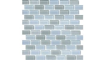 National Pool Tile Orion 1x2 Glass Tile | Iceberg | ORN-ICEBERG