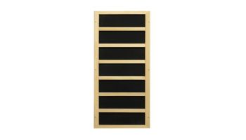 Golden Designs 1-Person Full Spectrum PureTech Near Zero EMF FAR Infrared Sauna with Himalayan Salt Bar | Hemlock | GDI-8010-03