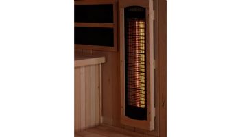 Golden Designs 3-Person Full Spectrum PureTech Near Zero EMF FAR Infrared Sauna with Himalayan Salt Bar | Hemlock | GDI-8030-03
