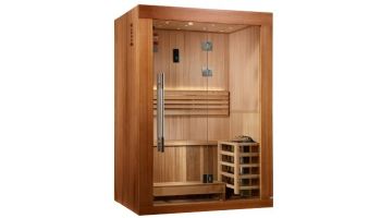 Golden Designs Sundsvall 2-Person Traditional Steam Sauna | Cedar | GDI-7289-02