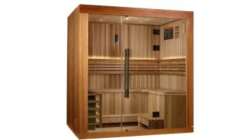 Golden Designs Copenhagen 3-Person Traditional Steam Sauna | Cedar | GDI-7389-02