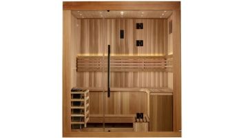 Golden Designs Copenhagen 3-Person Traditional Steam Sauna | Cedar | GDI-7389-02