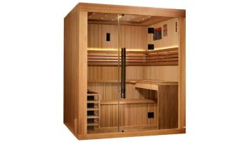 Golden Designs Osla 6-Person Traditional Steam Sauna | Cedar | GDI-7689-02