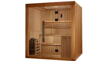 Golden Designs Osla 6-Person Traditional Steam Sauna | Cedar | GDI-7689-02