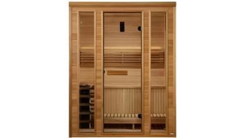 Golden Designs Andermatt 3-Person Traditional Steam Sauna | Pacific Cedar | GDI-7030-01