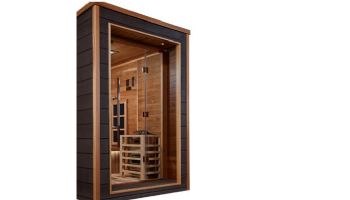 Golden Designs Karlstad 6-Person Indoor / Outdoor Hybrid Full Spectrum Sauna | Cedar | GDI-8226-01