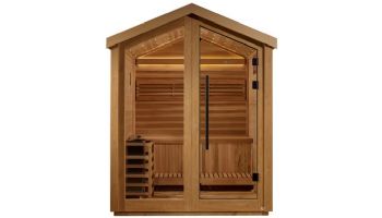 Golden Designs Savonlinna 3-Person Outdoor Traditional Sauna | Cedar | GDI-8503-01