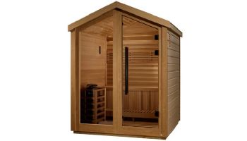 Golden Designs Savonlinna 3-Person Outdoor Traditional Sauna | Cedar | GDI-8503-01