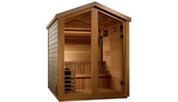 Golden Designs Kaarina 6-Person Outdoor Traditional Sauna | Cedar | GDI-8506-01