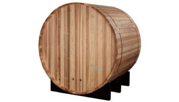 Golden Designs St. Moritz 2-Person Barrel Traditional Outdoor Sauna | Cedar | GDI-B002-01