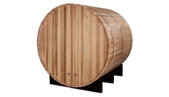 Golden Designs Arosa 4-Person Barrel Traditional Outdoor Sauna | Cedar | GDI-B004-01