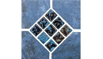 National Pool Tile Gneiss 6x6 Series | Lapis Blue | GNS-LAPIS DECO