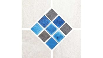 National Pool Tile Slate 6x6 Series | White | SLT-WHITE DECO