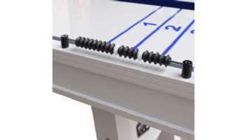 Hathaway Crestline 12-Ft. Outdoor Shuffleboard Table | White | BG50370