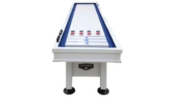 Hathaway Crestline 12-Ft. Outdoor Shuffleboard Table | White | BG50370