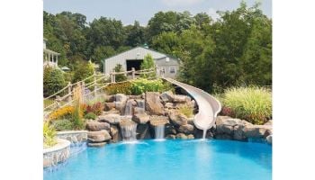 SR Smith 10' Garden Ride Pre-Configured Custom Slides | Right Curve | Cappuccino | GRS10-CR-57-C