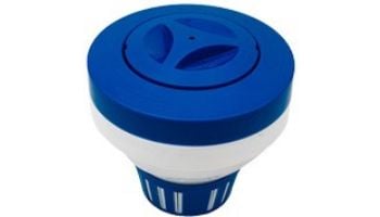 Blue & White Standard Capacity Floating Chlorinator Dispenser for 3" Tabs | 58470-110-690