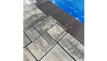 Hide 12" Pool Deck Skimmer Lid Kit | 1" x 1-1/4" | HSL12-1.2