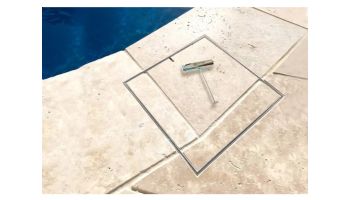 Hide 12" Pool Deck Skimmer Lid Kit | 5/8" x 7/8" | HSL12-0.8
