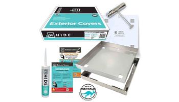 Hide 12" Pool Deck Skimmer Lid Kit | 5/8" x 7/8" | HSL12-0.8
