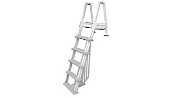 Confer Plastics Heavy Duty Resin In Pool Ladder with Barrier | Pool to Deck | 6000B