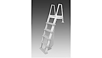 Confer Plastics Heavy Duty Resin In Pool Ladder with Barrier | Pool to Deck | 6000B