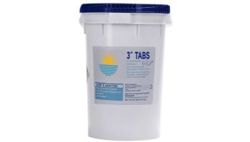 3" Chlorine Tablets Unwrapped | 25 lb. Pail | 47245900