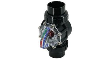 H2Flow FlowVis Flow Meters 1.5" Union Valve Body with Check Valve | FV-15-U