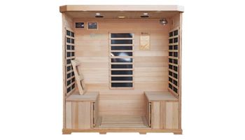 HeatWave Sonoma 4-Person Hemlock Infrared Sauna with 9 Carbon Heaters | SA7020