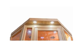 HeatWave Sonoma 3-Person Hemlock Infrared Corner Sauna with 7 Carbon Heaters | SA7019