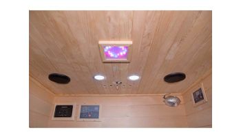 HeatWave Sonoma 2-Person Hemlock Infrared Sauna with 6 Carbon Heaters | SA7018