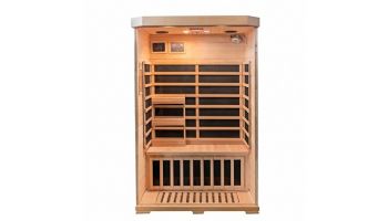 HeatWave Sonoma 2-Person Hemlock Infrared Sauna with 6 Carbon Heaters | SA7018