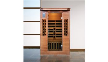 HeatWave Majestic 2-Person Hemlock Premium Infrared Sauna with 6 Carbon Heaters | SA3209