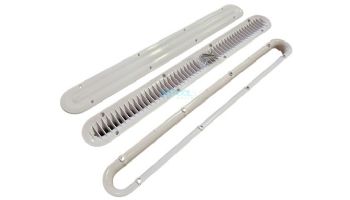 Aquastar 32" Channel Drain Debris Catcher Anti-Entrapment Insert, Cover, Buzz Top Cover and Screws Only | Without Sump or Frame | VGB Series | White | 32CDLTNFK101