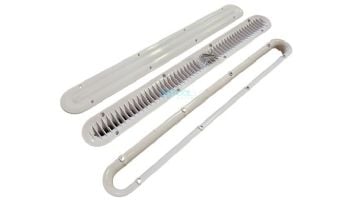 Aquastar 32" Channel Drain Debris Catcher Anti-Entrapment Insert, Cover, Buzz Top Cover and Screws Only | Without Sump or Frame | VGB Series | Light Gray | 32CDLTNFK103