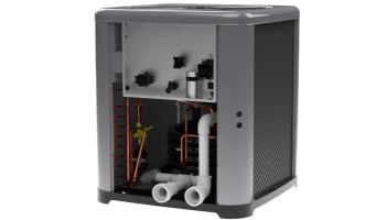 WeatherKing by Raypak Pool and Spa Heat Pump | 118,000 BTU Heat Only | Spiral Titanium Tube Heat Exchanger | Digital Controls | TWPH-6560EHT01