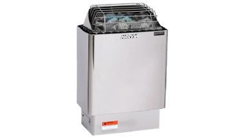 Golden Designs Harvia 8.0kW Kip Heater with Stone | 240V 8kW | Stainless Steel | JH80W2401