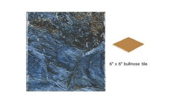 National Pool Tile Oxford 6x6 Series | Blue 6x6 SBN |  SILOXFBLU SBN