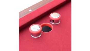 Hathaway Renegade II 54-In Bumper Pool Table | Walnut Finish with Red Felt | BG50376