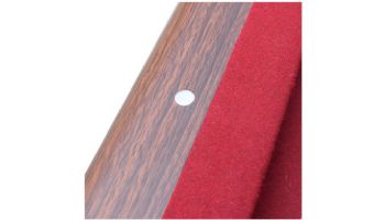 Hathaway Renegade II 54-In Bumper Pool Table | Walnut Finish with Red Felt | BG50376